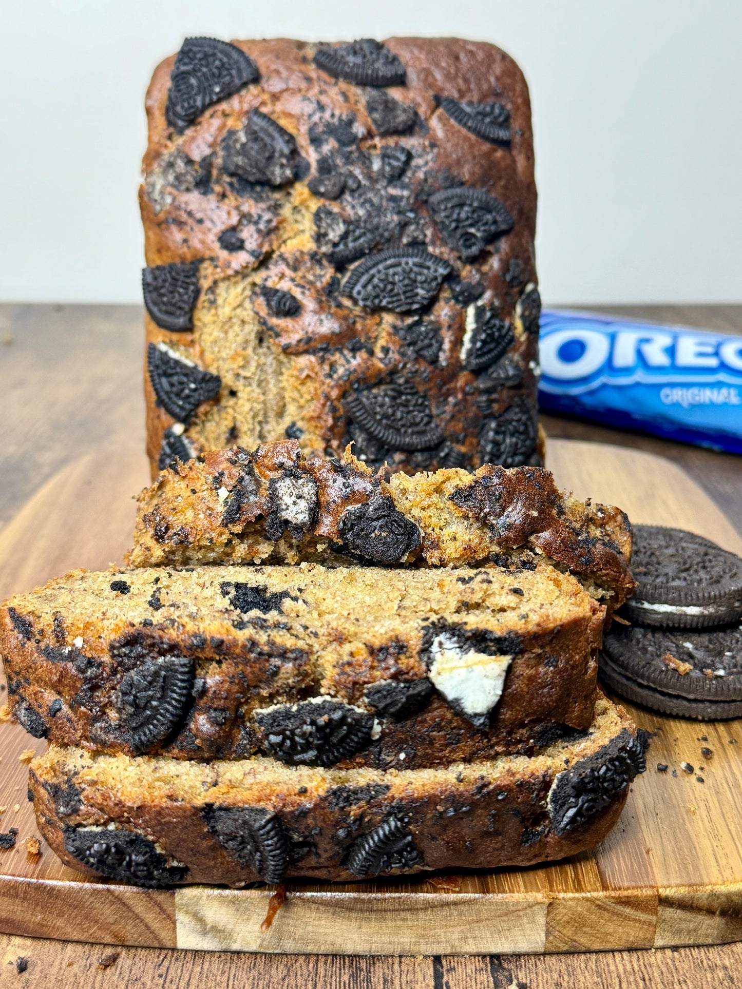 Oreo Cookie Banana Loaf