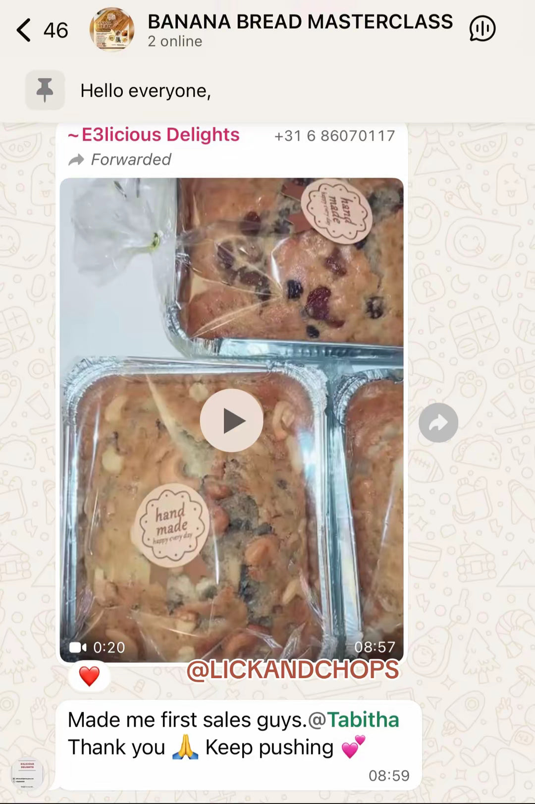 Banana Bread Online Course