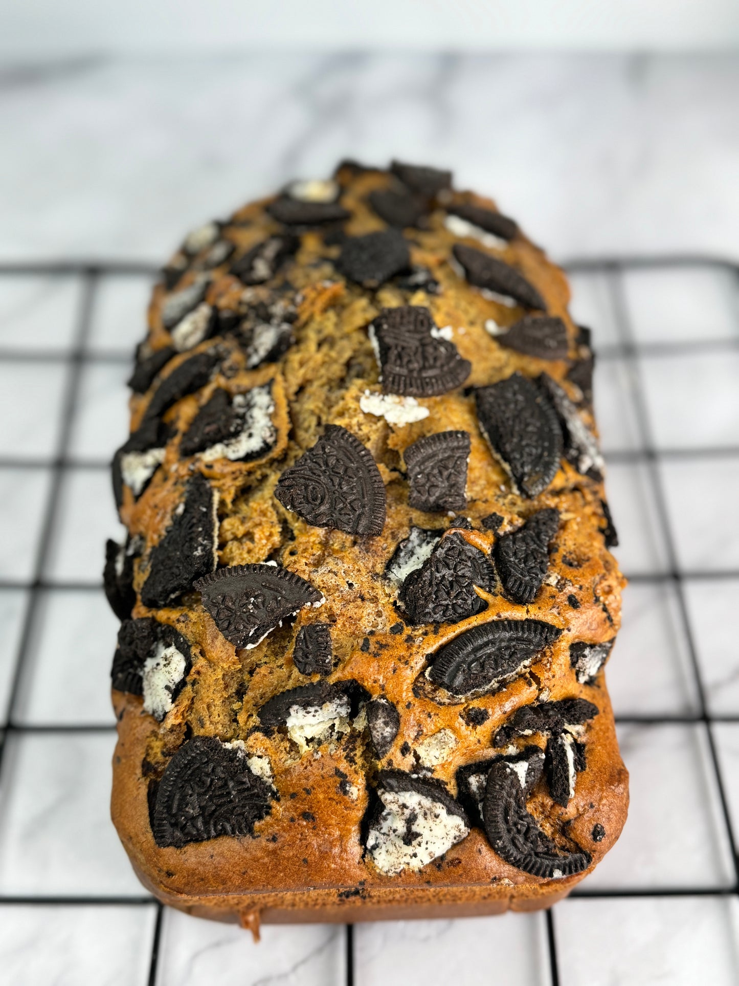 Oreo Cookie Banana Loaf